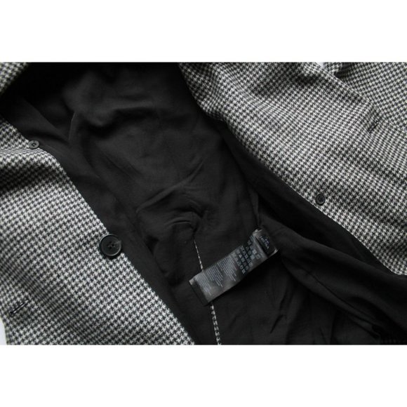 All Saints Astrid Check Puppytooth Blazer White Grey Black Size US 0 - Picture 7 of 10